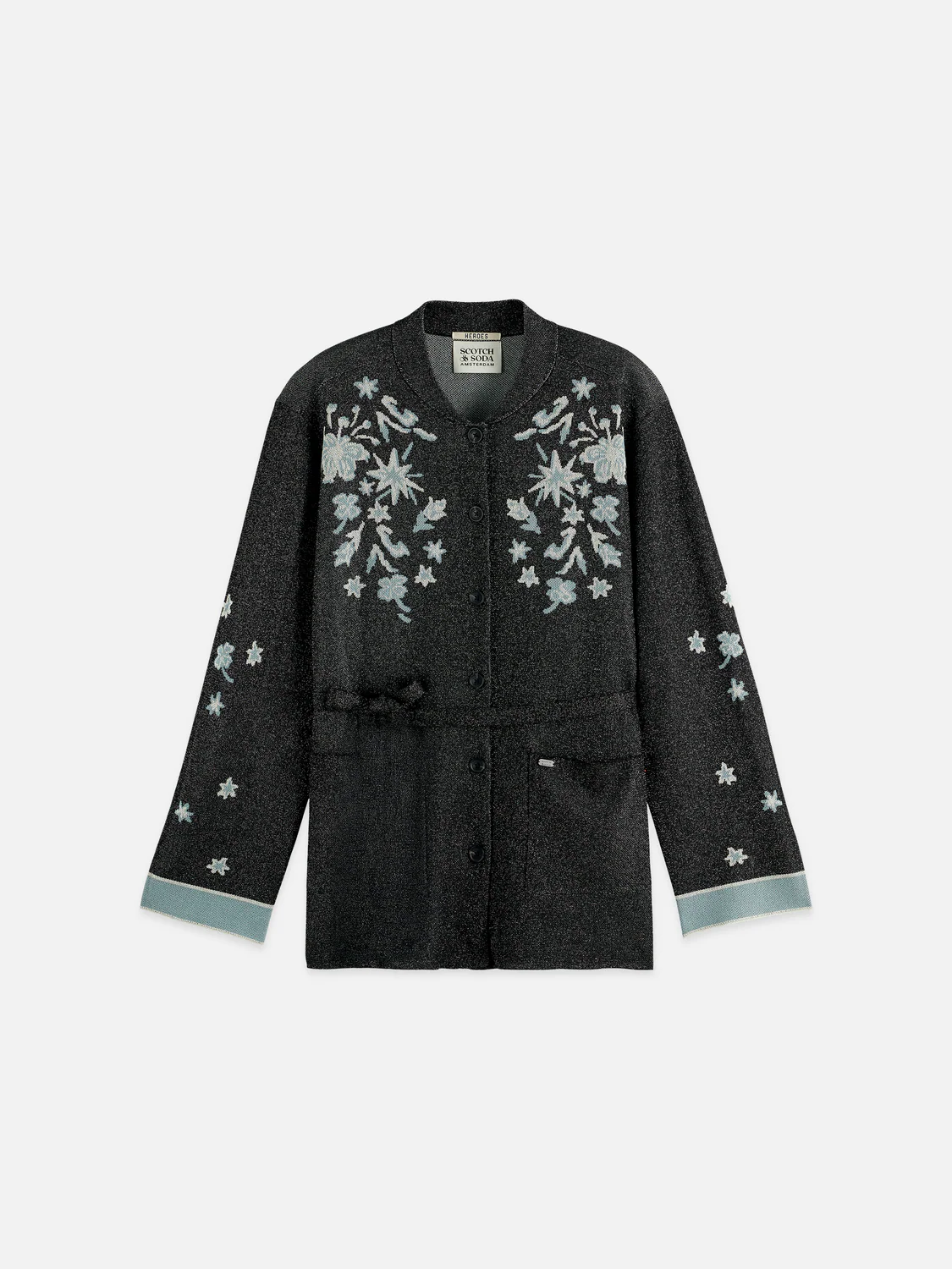 SCOTCH & SODA - Jacquard Belted Knitted Jacket