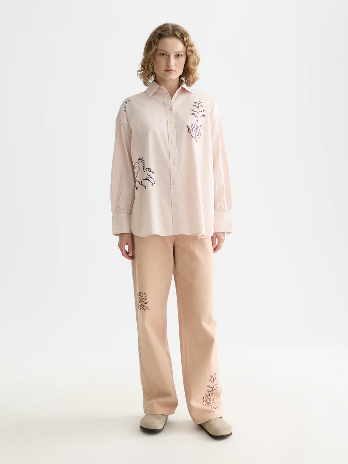 SCOTCH & SODA - Embroidery Girlfriend Shirt