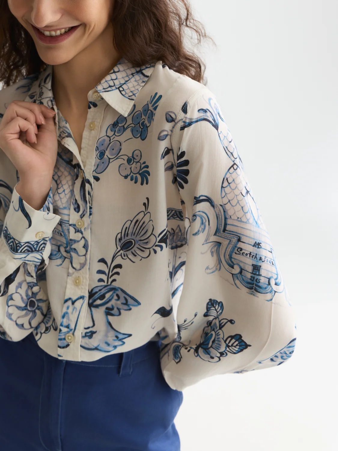 SCOTCH & SODA - Printed Relaxed-Fit Shirt