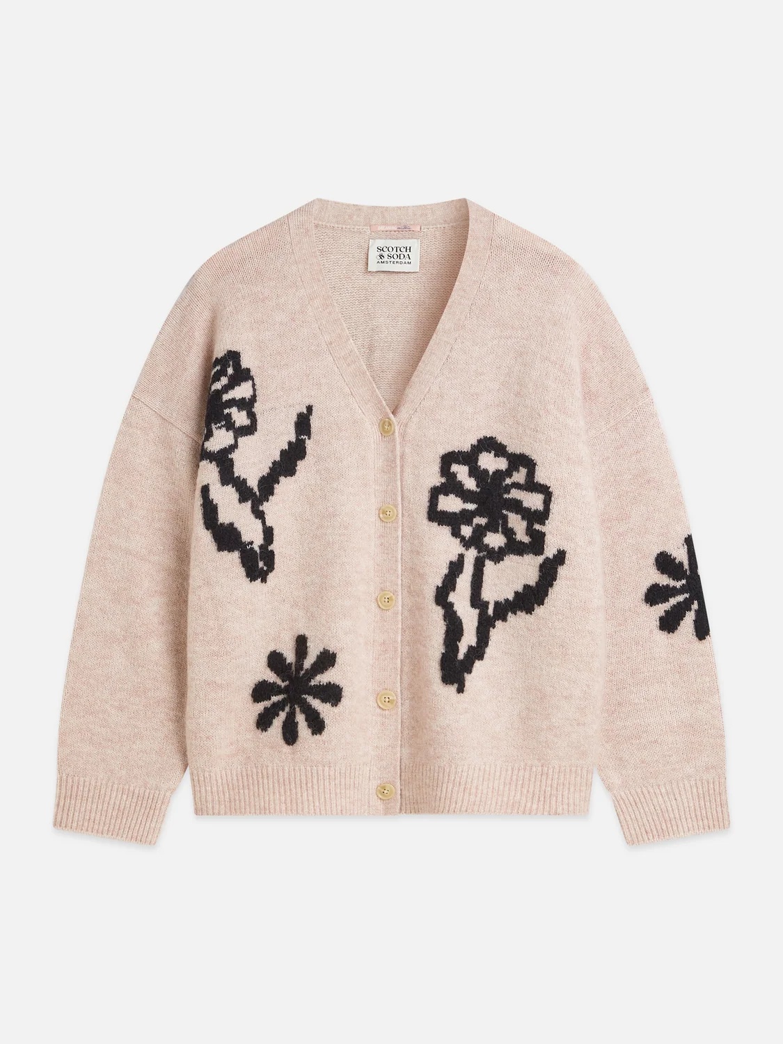 SCOTCH & SODA - Intarsia Oversized Cardigan