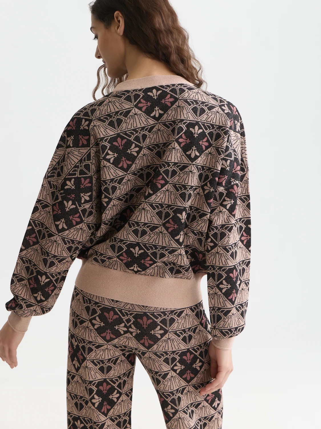 SCOTCH & SODA - Monogram Jacquard Relaxed Pullover