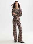 Monogram Jacquard Relaxed Pullover