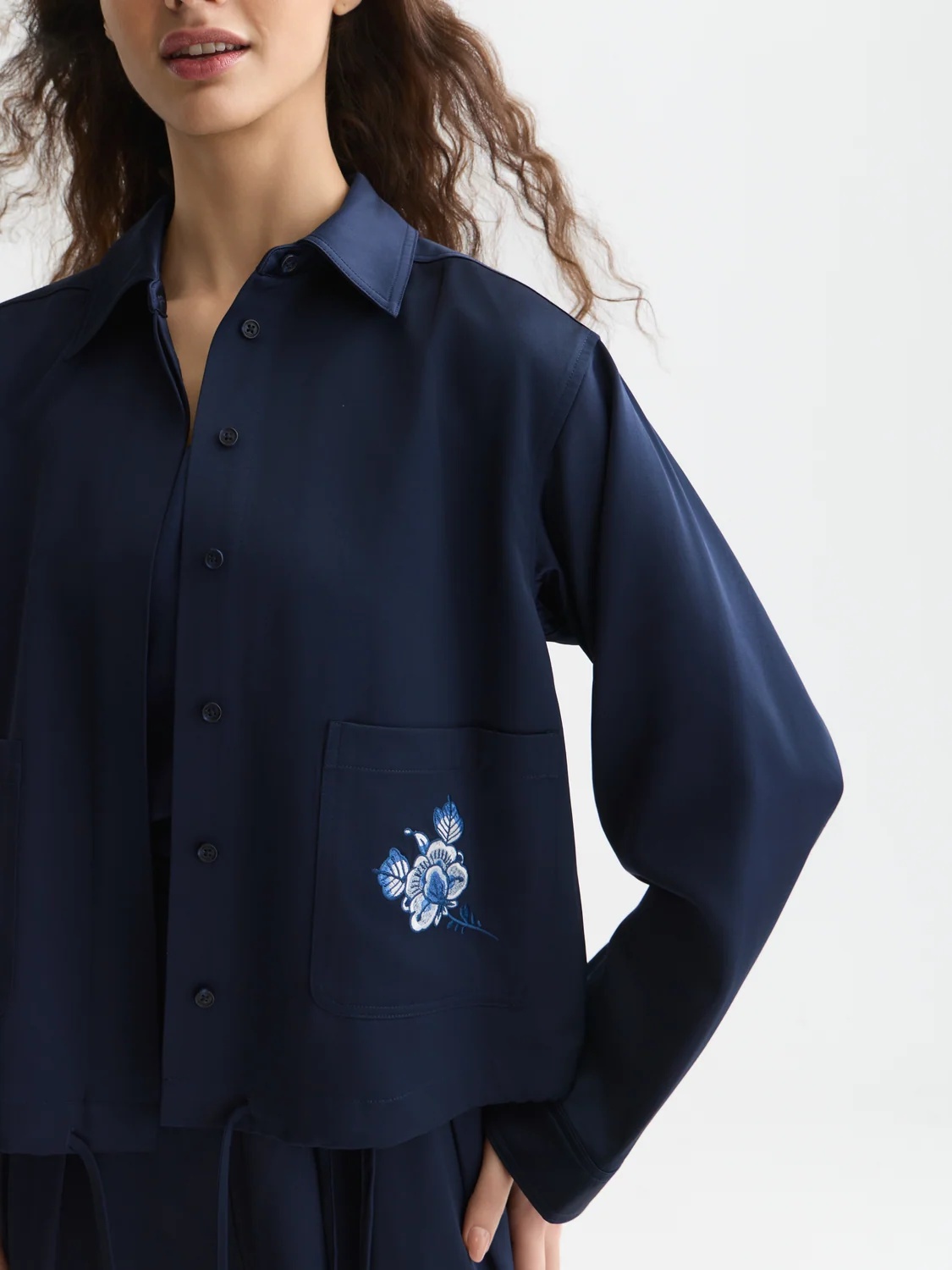 SCOTCH & SODA - Embroidered Satin Jacket