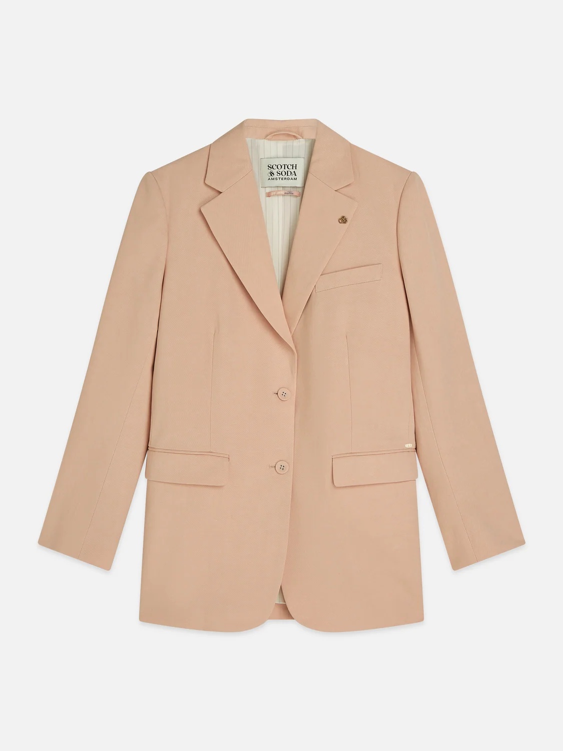 SCOTCH & SODA - Gabardine Relaxed Single Breasted Blazer