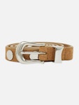 Studded Suede Belt