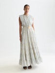 Printed Tiered Maxi Dress