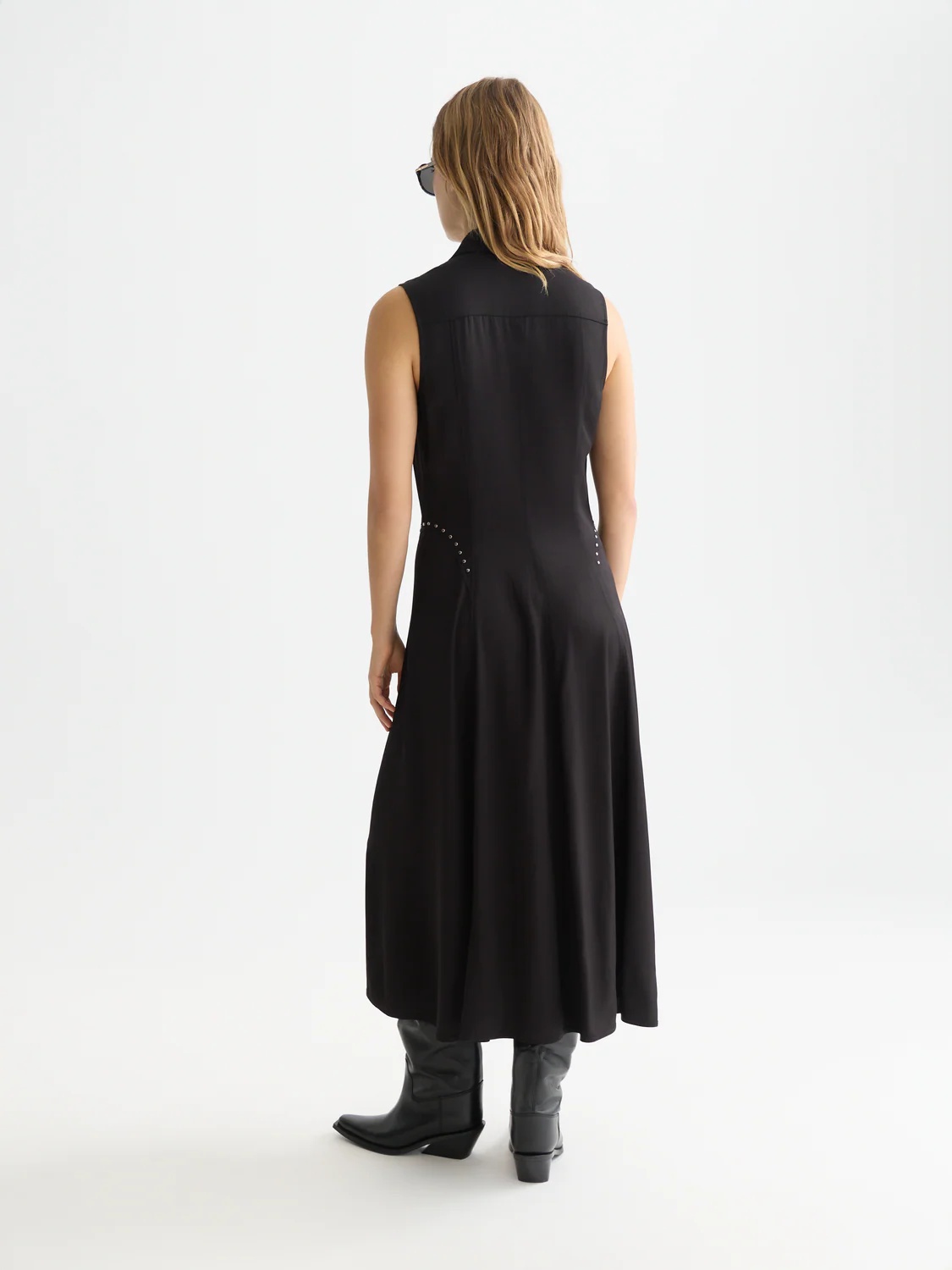 SCOTCH & SODA - Studded Button Midi Dress