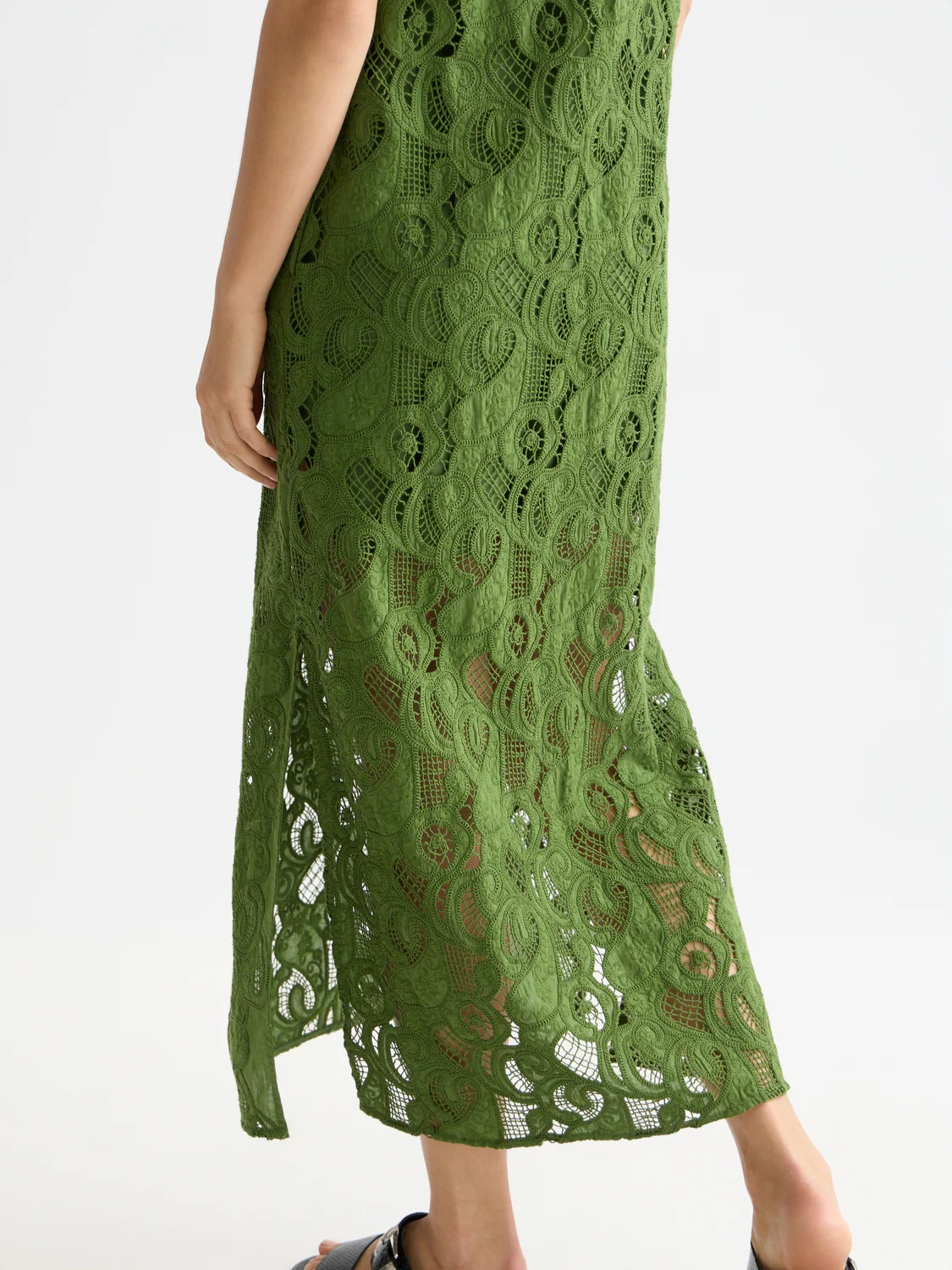 SCOTCH & SODA - Flame Embroidery Midi Dress