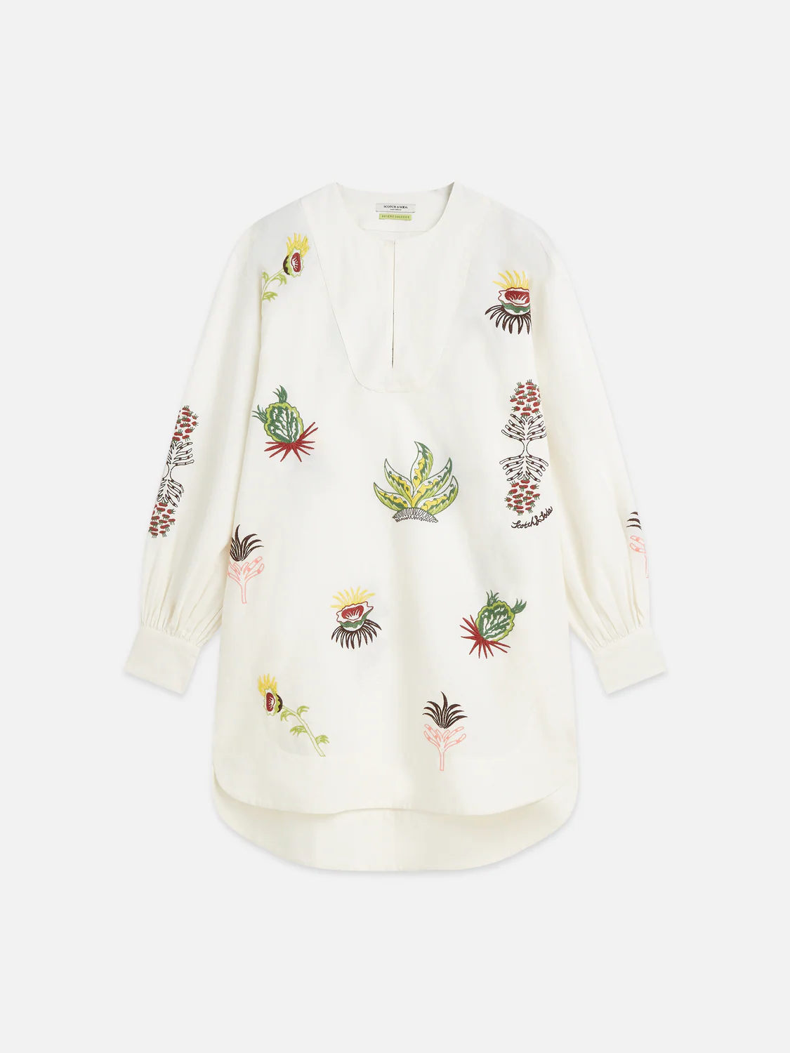SCOTCH & SODA - Embroidered Short Bib Dress