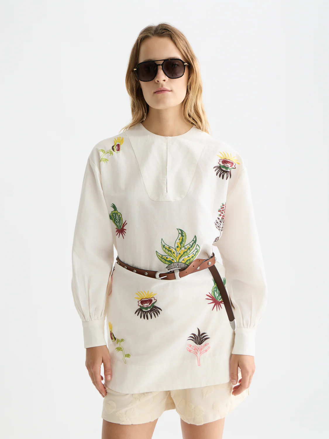 SCOTCH & SODA - Embroidered Short Bib Dress