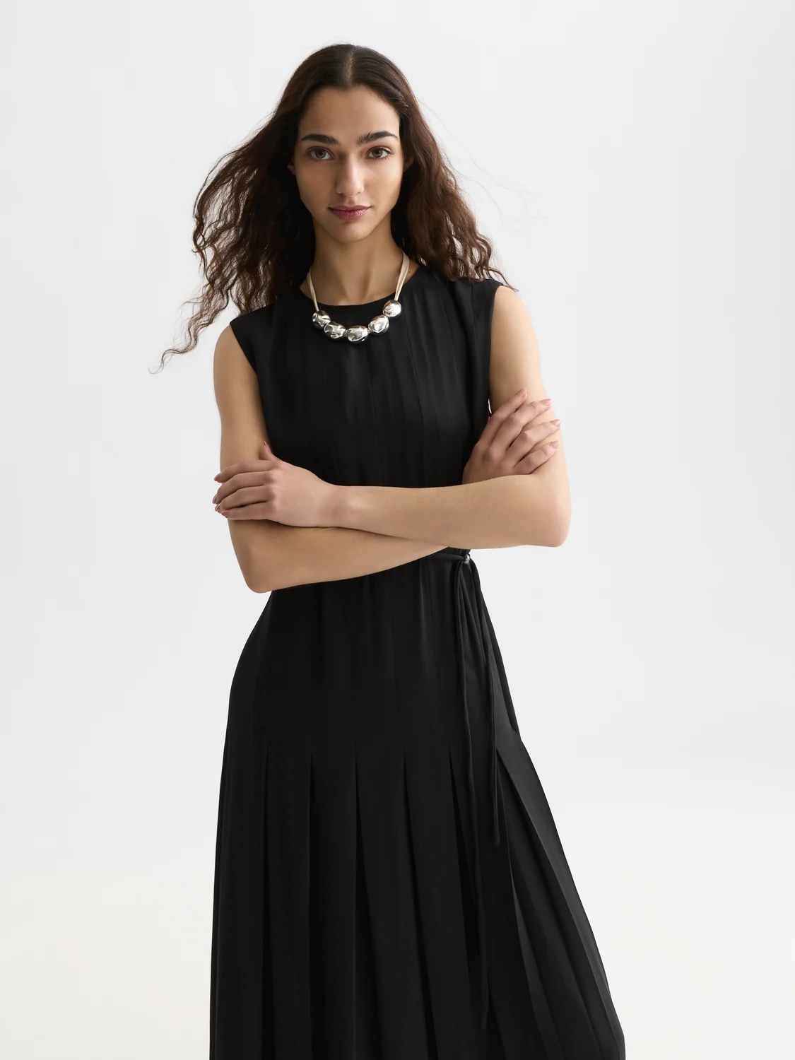 SCOTCH & SODA - Pleated Ankle Length Dress