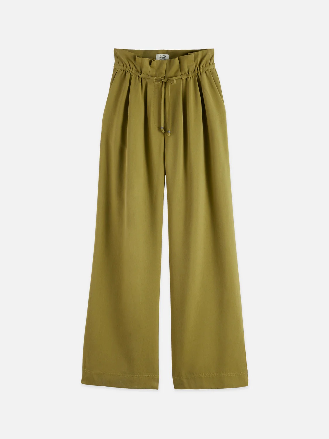 SCOTCH & SODA - High Rise Wide Leg Twil Paperbag Pants