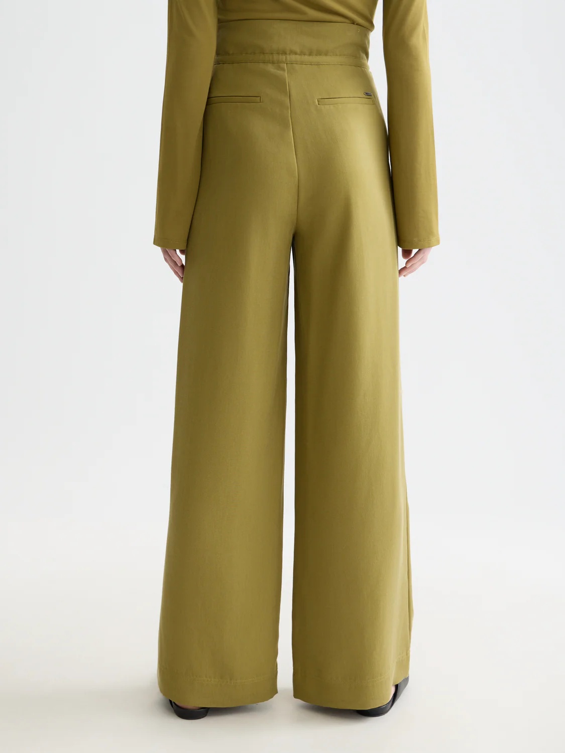 SCOTCH & SODA - High Rise Wide Leg Twil Paperbag Pants