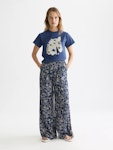Eleni - All over Printed High Rise  Pull on Pants