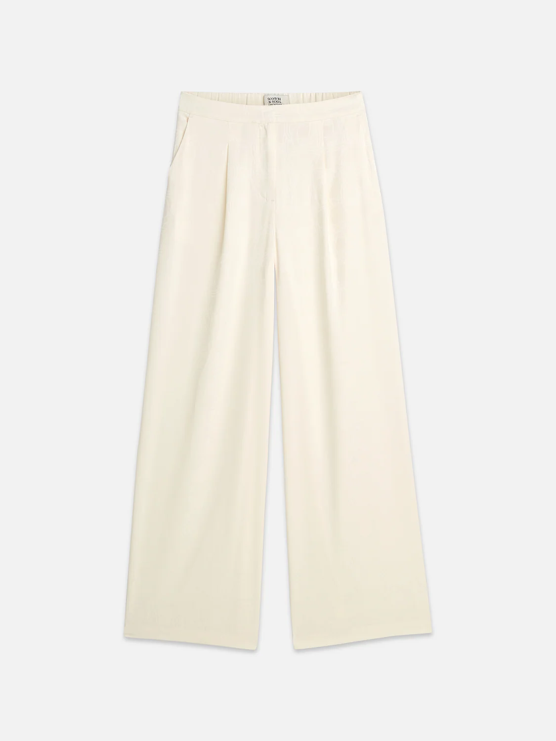 SCOTCH & SODA - Eleni Jaquard High Rise Wide Leg Pants