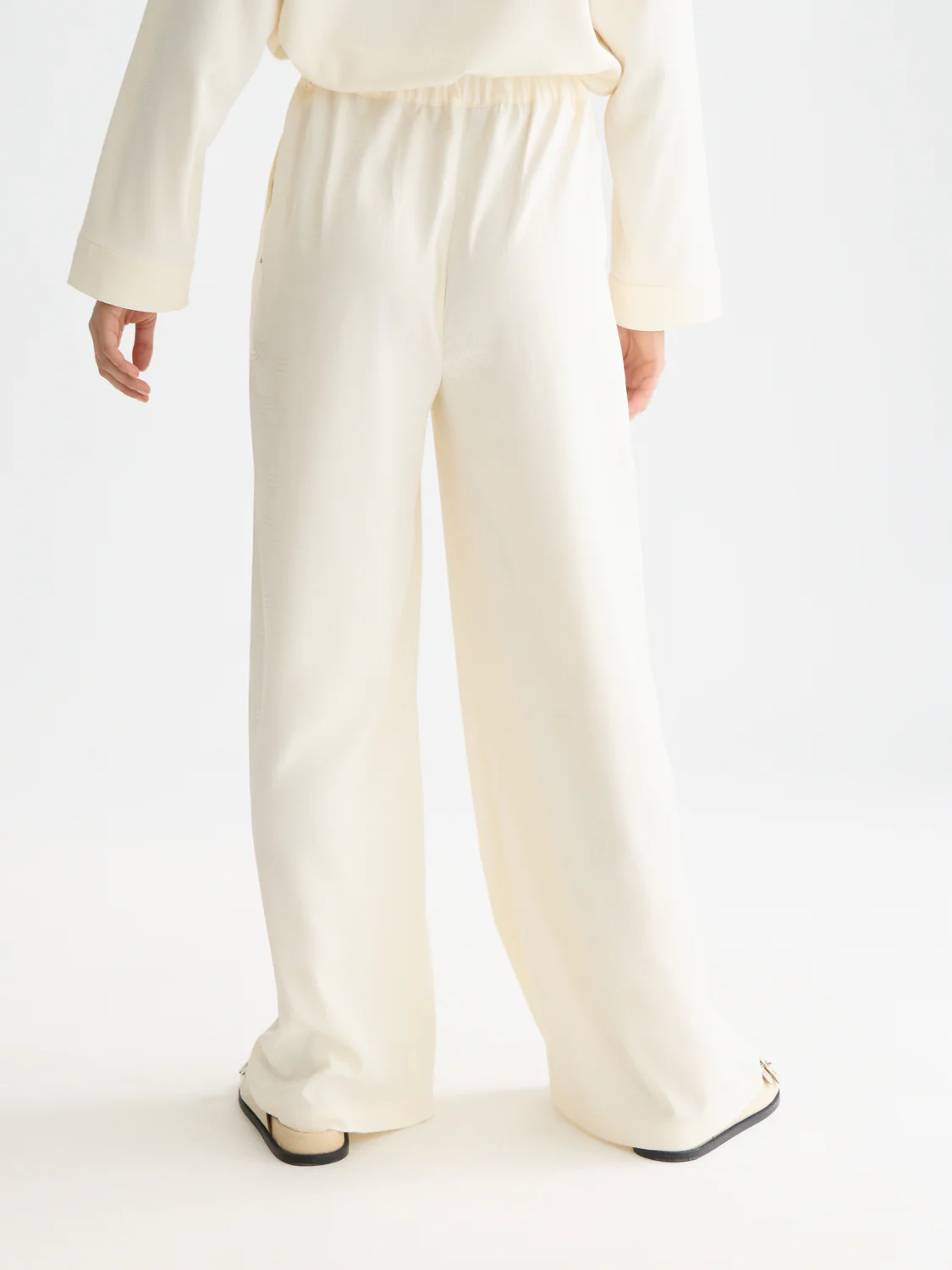 SCOTCH & SODA - Eleni Jaquard High Rise Wide Leg Pants