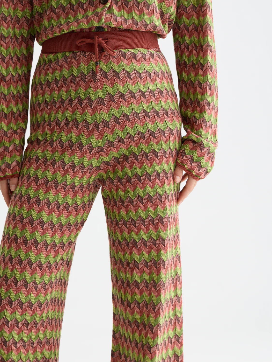 SCOTCH & SODA - Chevron Knitted Trousers