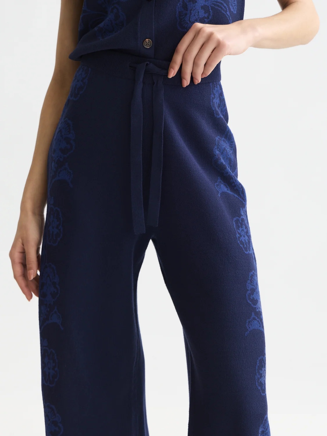 SCOTCH & SODA - Jacquard Knitted Relaxed Trousers