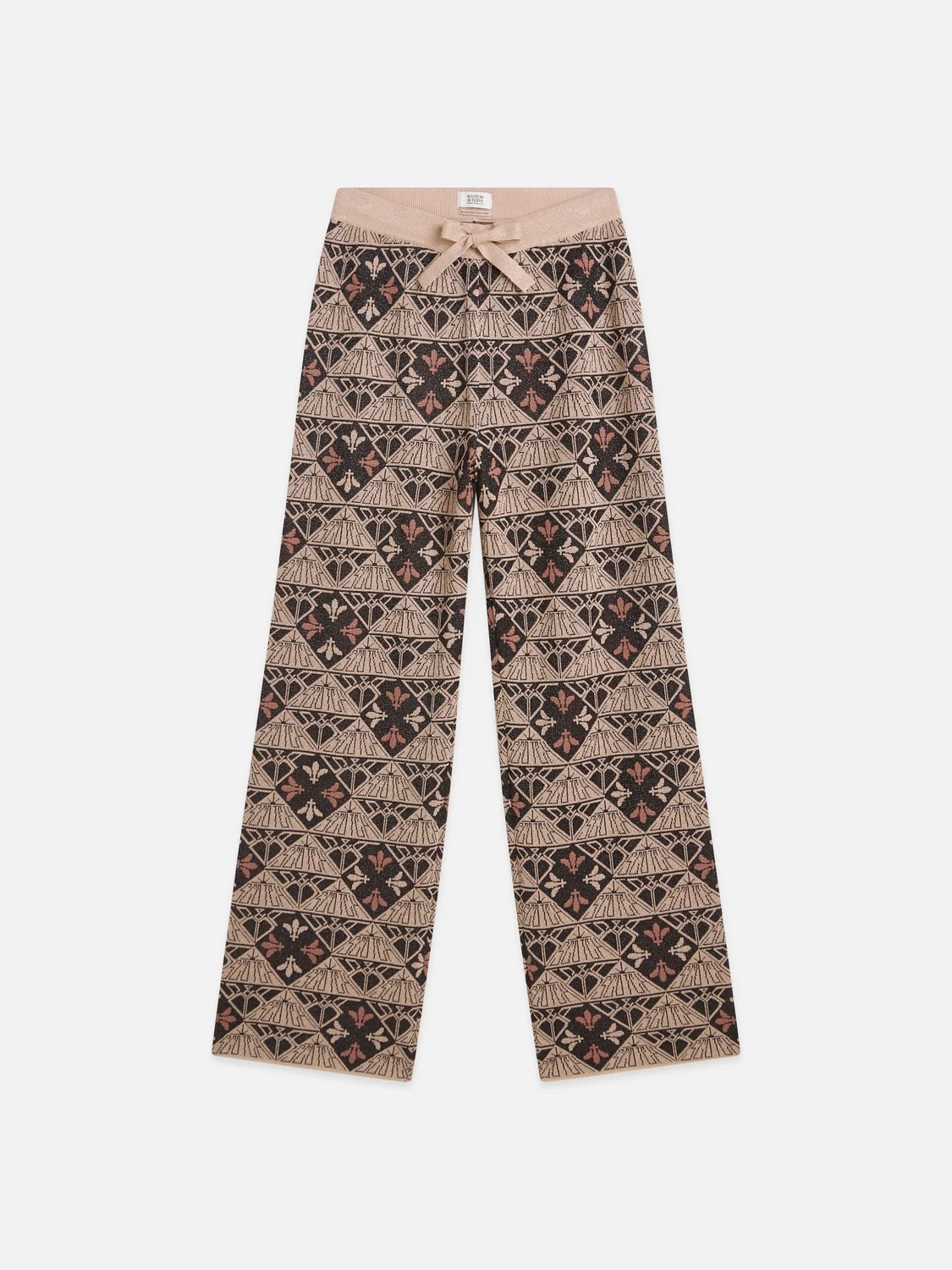 SCOTCH & SODA - Monogram Jacquard Relaxed Trousers