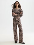 Monogram Jacquard Relaxed Trousers