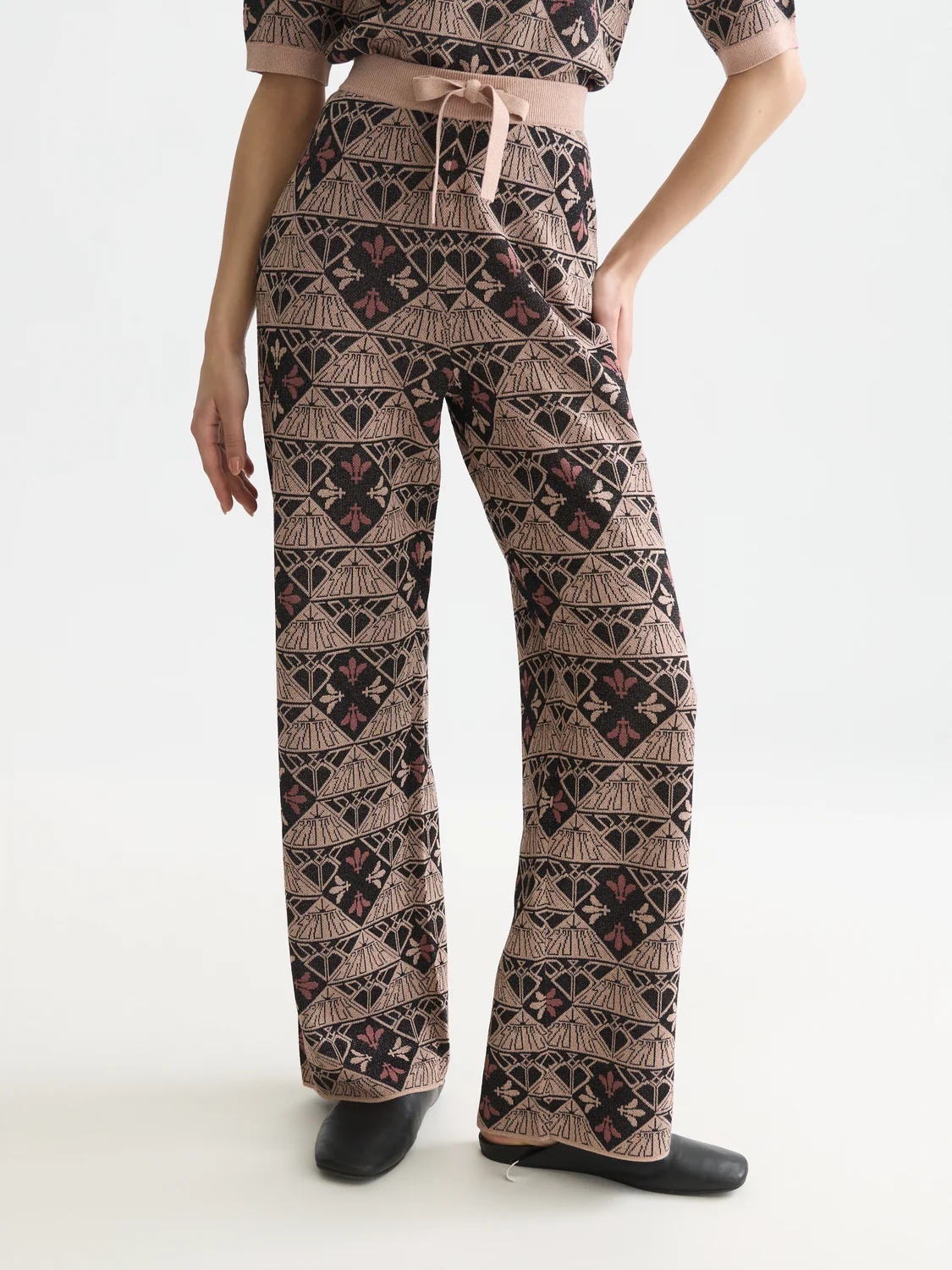 SCOTCH & SODA - Monogram Jacquard Relaxed Trousers