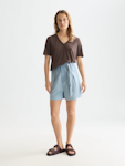 Lightweight Indigo Short