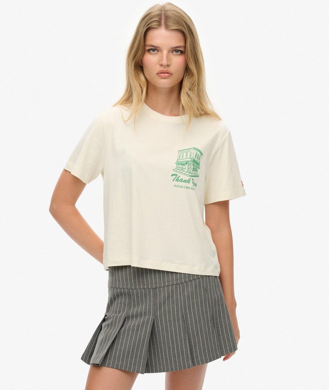 SUPERDRY - D4 Ovin Roadside Trade Relaxed Tee