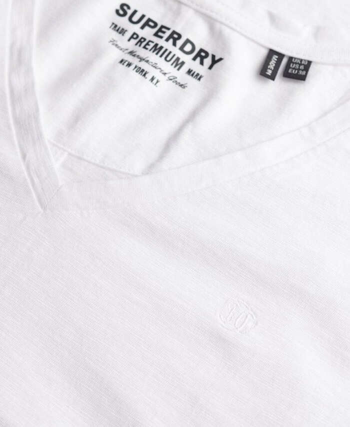 SUPERDRY - Studios Slub Embroidered  V-Tshirt