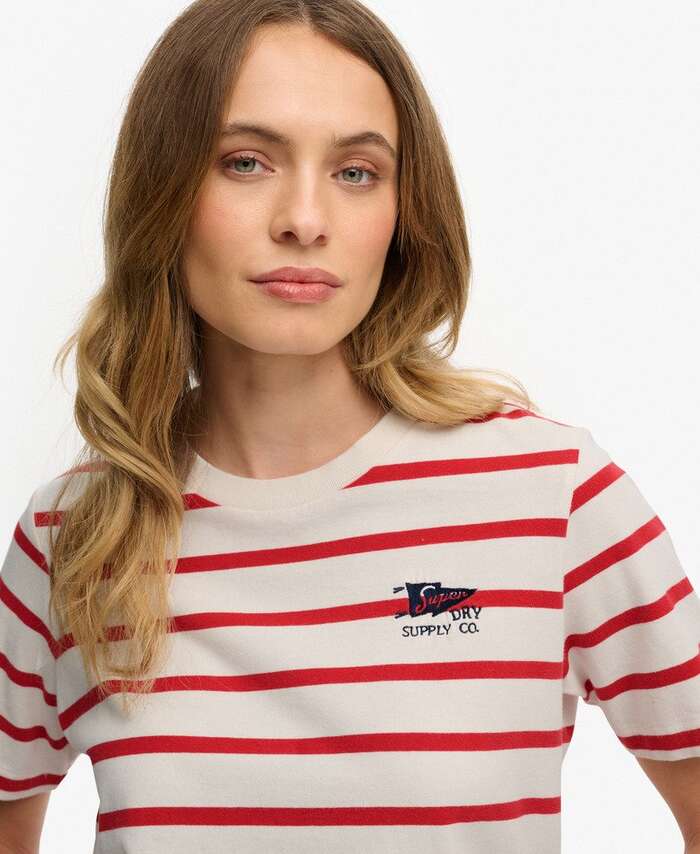 SUPERDRY - D4 Ovin Heritage Hamptons Stripe T-Shirt