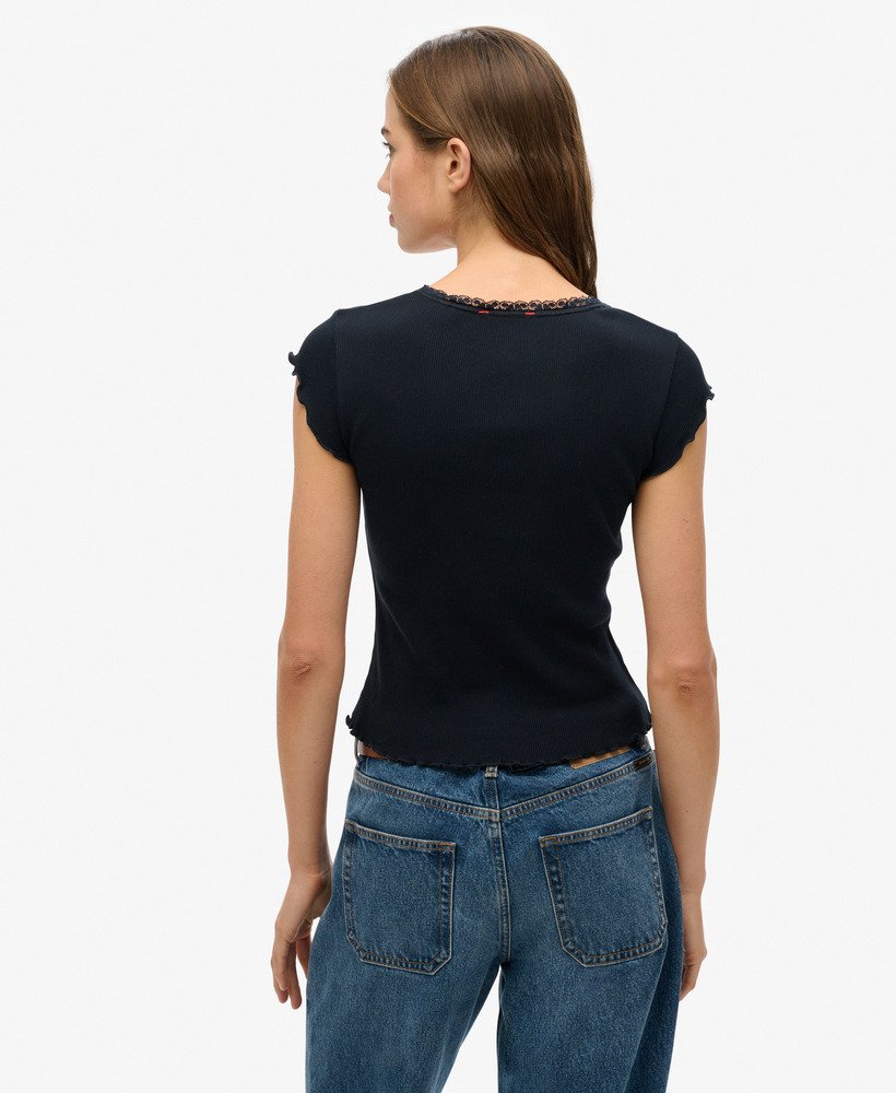 SUPERDRY - D2 Ovin Ath Square Neck Tee