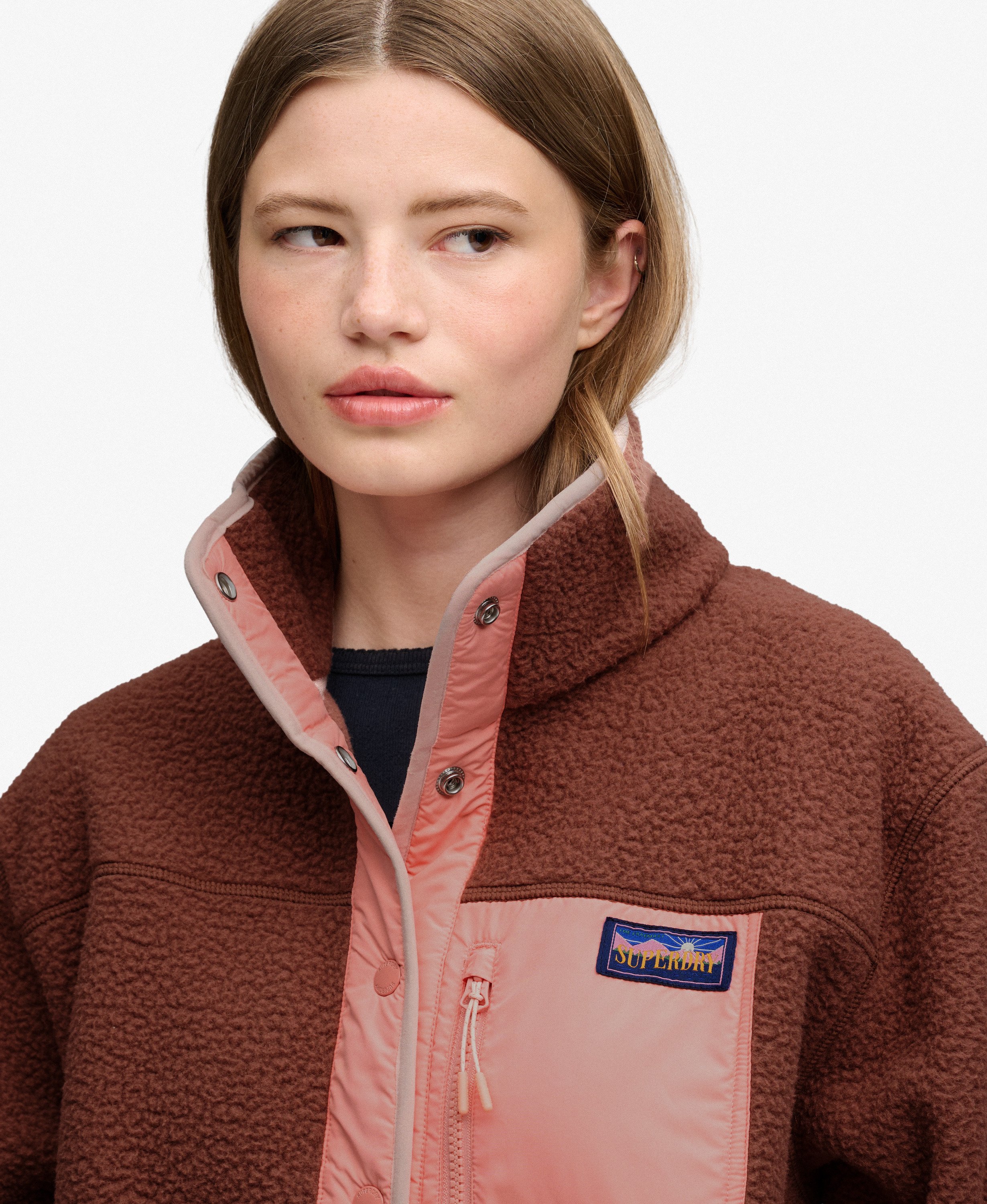 SUPERDRY - Colour Block Fleece Jacket