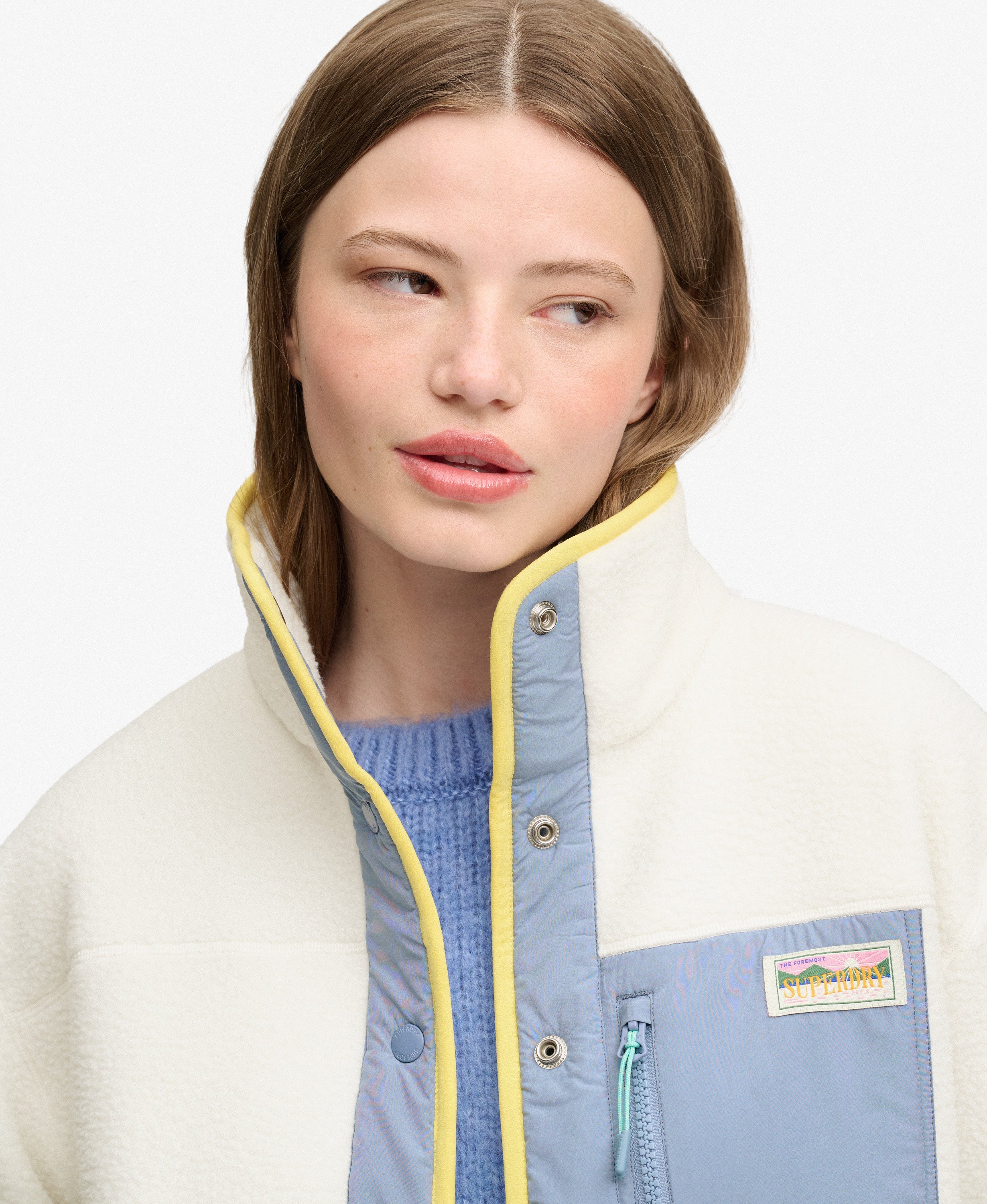 SUPERDRY - Colour Block Fleece Jacket