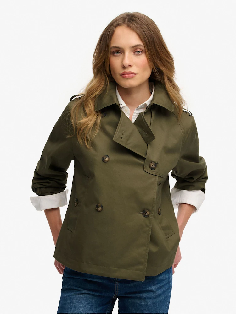 SUPERDRY - D1 Short Trench Coat