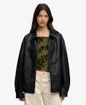 Collared Oversized Bomber