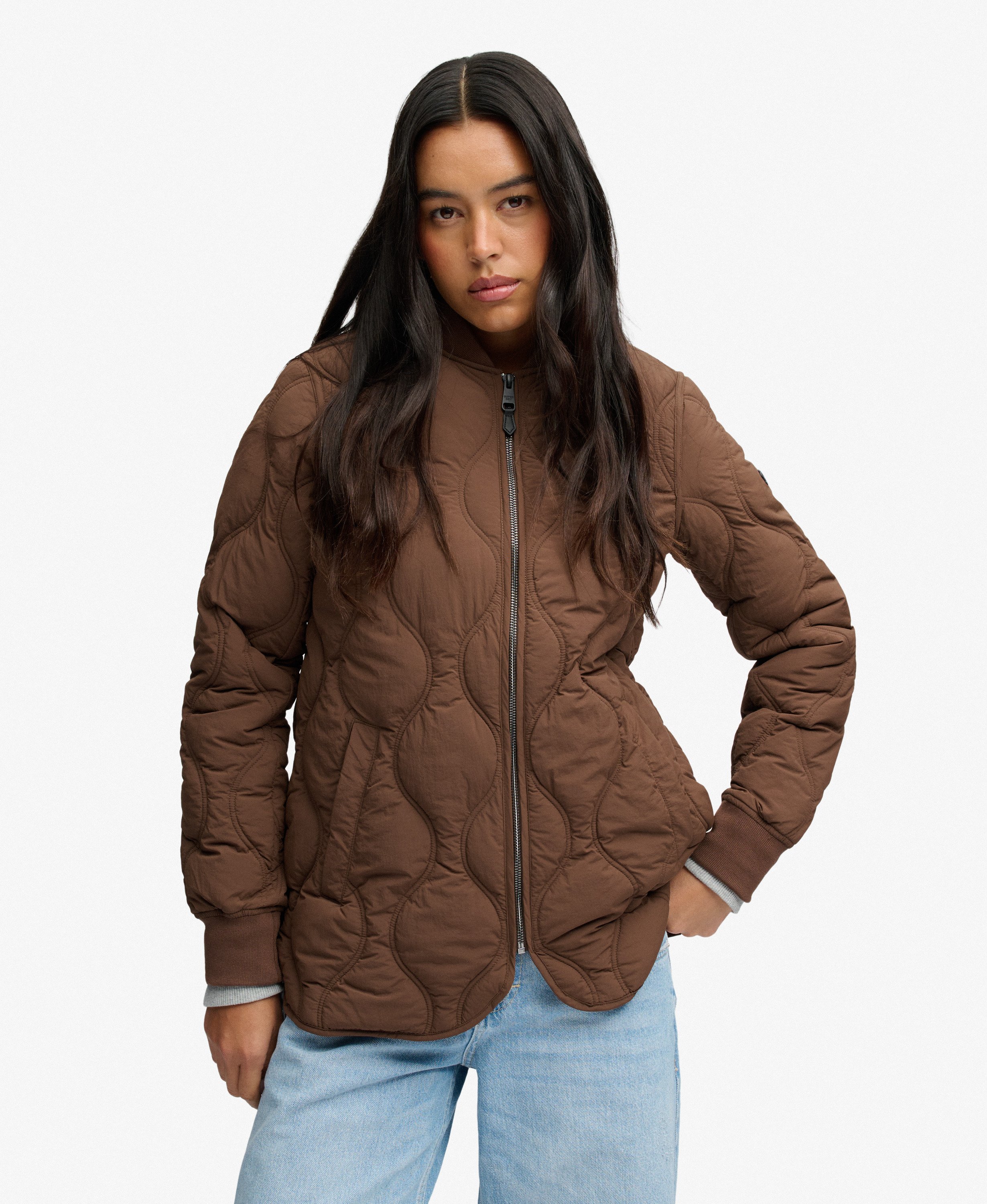 SUPERDRY - Short Onion Quilt Liner Jacket
