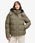 Premium Hood Check Puffer Jacket