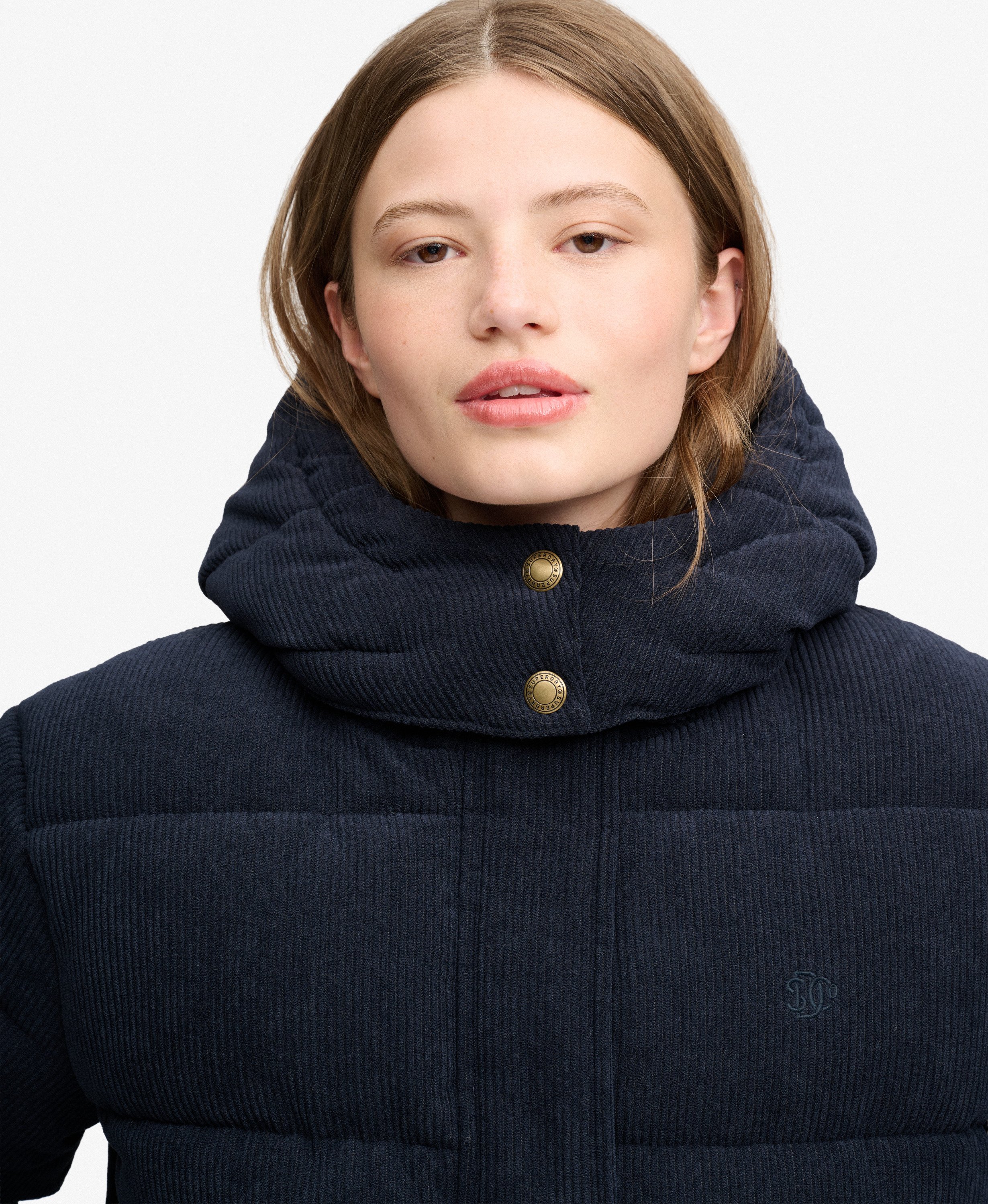 SUPERDRY - Premium Hood Cord Puffer Jacket