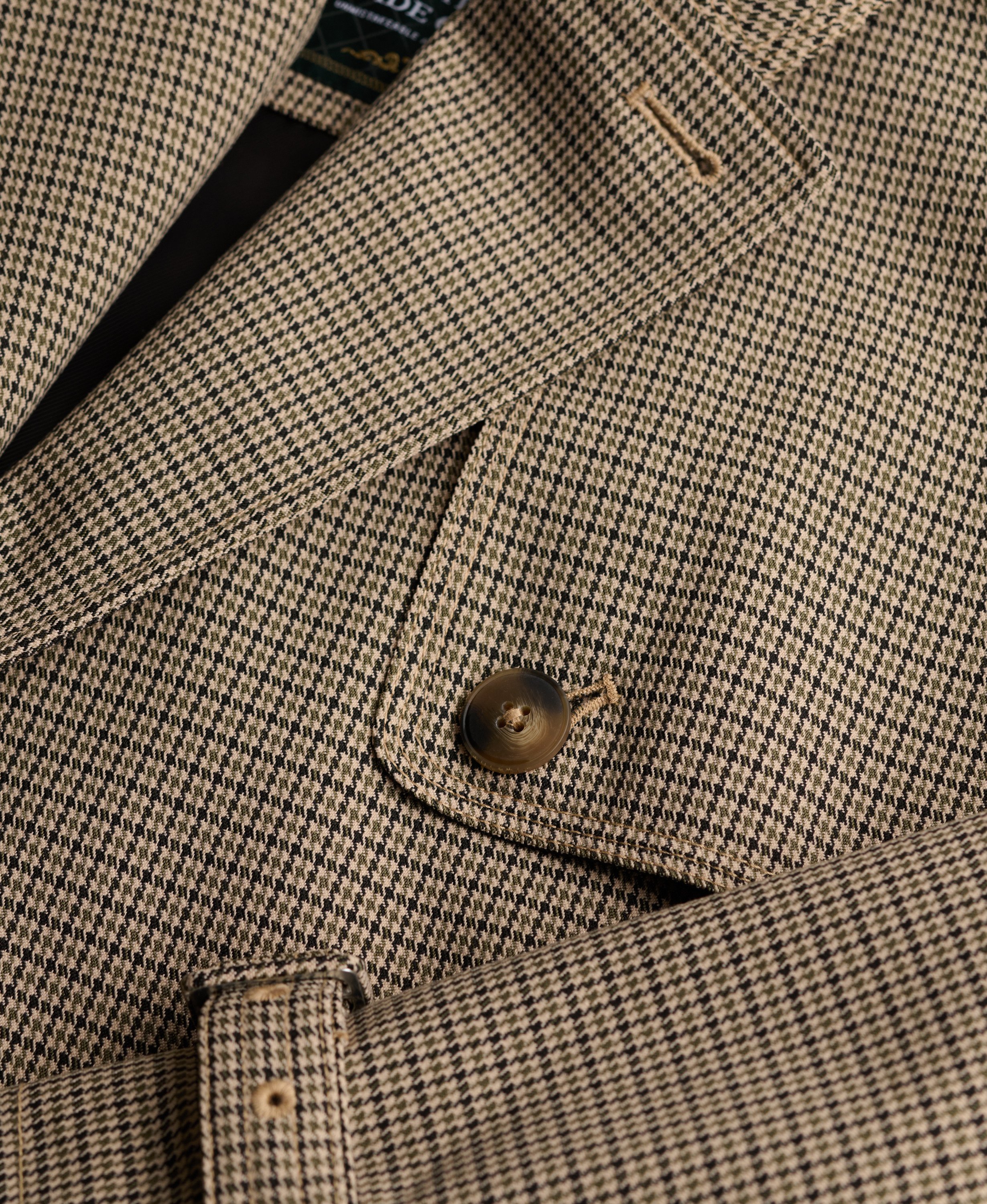 SUPERDRY - Micro Check Trench Coat