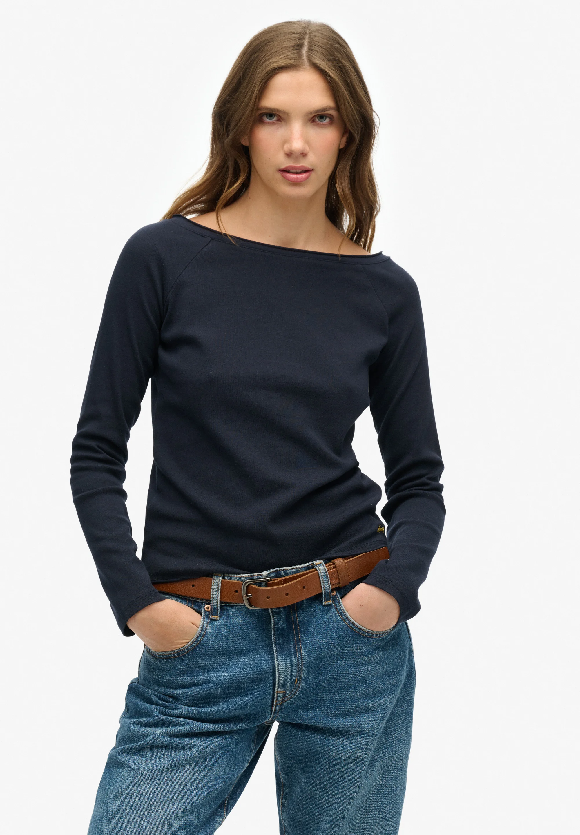 SUPERDRY - D1 Bardot Off Shoulder Top