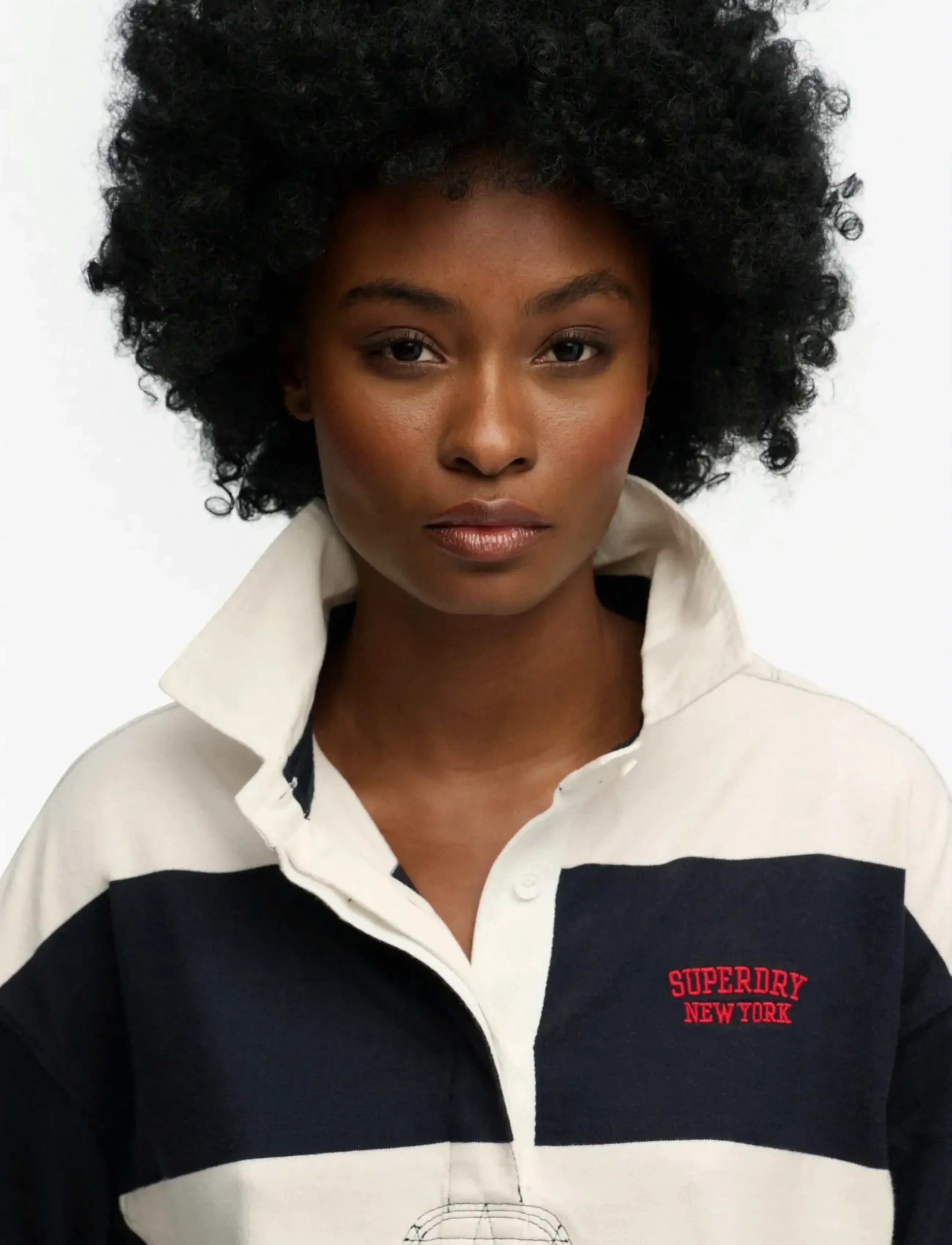 SUPERDRY - Heritage Stripe Rugby Top