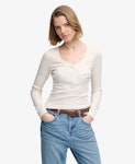 Athletic Button Down Top