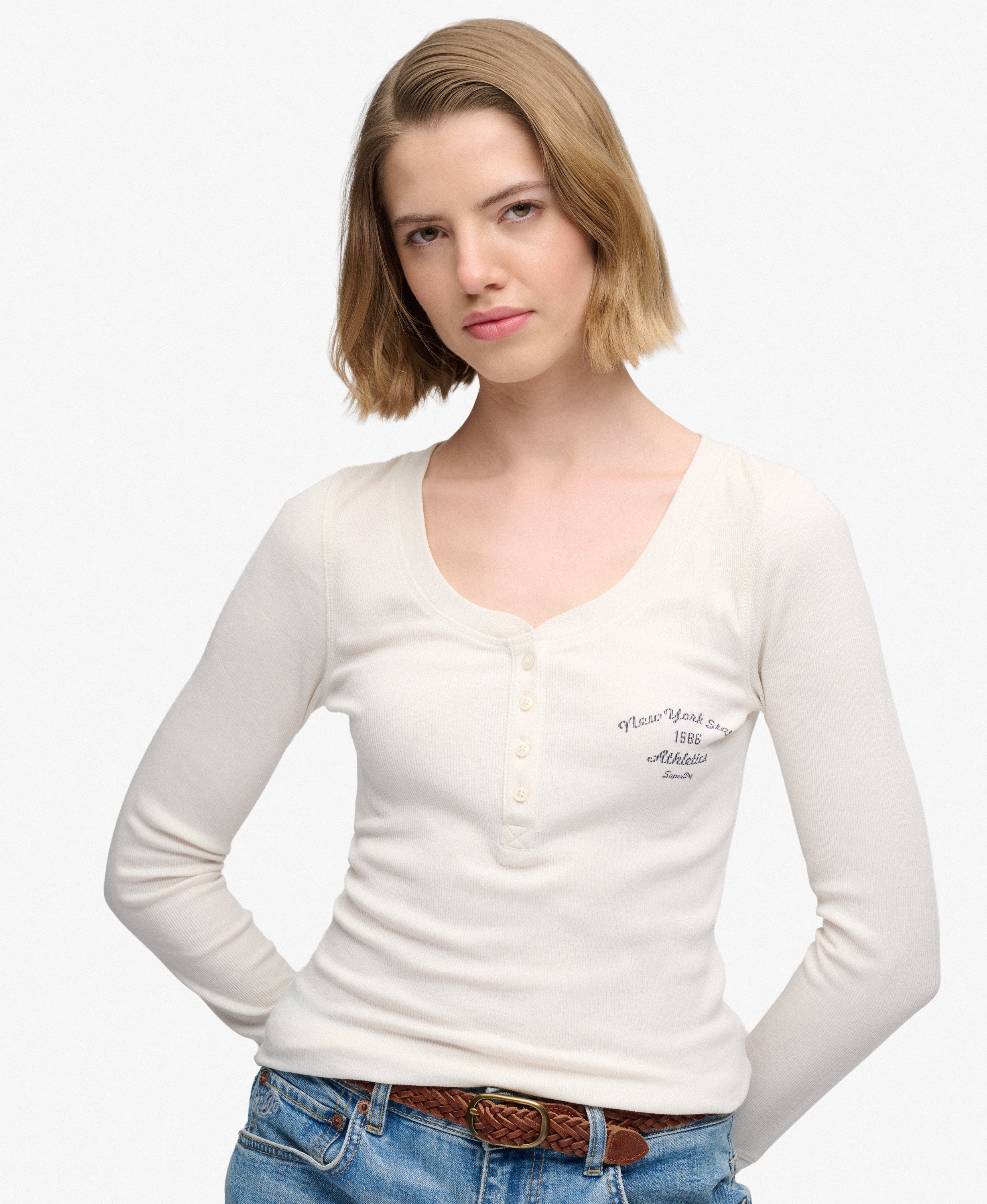 SUPERDRY - Athletic Button Down Top