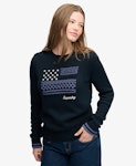 Statement Cable Flag Knit