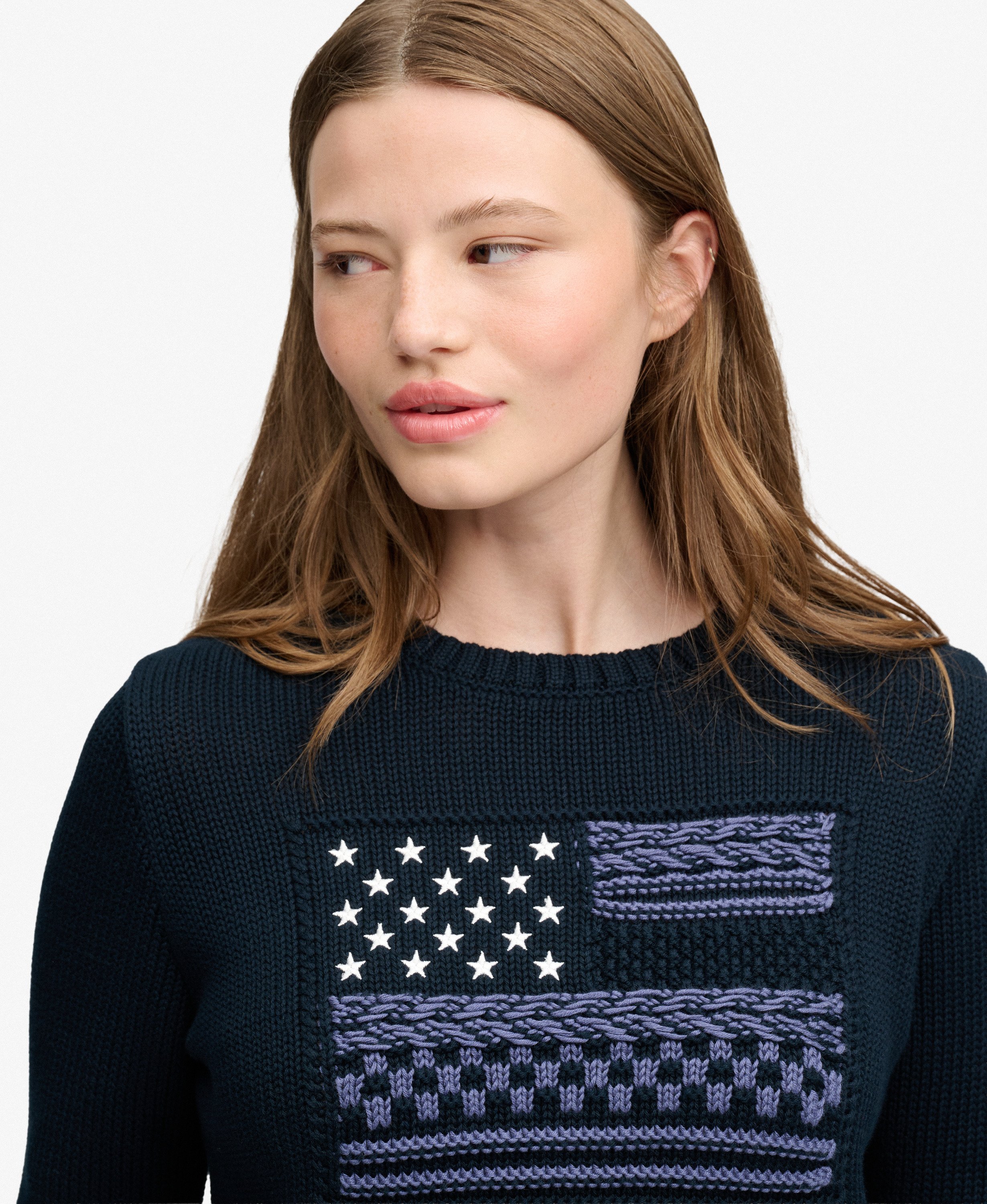 SUPERDRY - Statement Cable Flag Knit