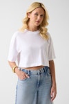 Rhinestone Crop Tee