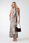 Serafina Mesh Long Dress