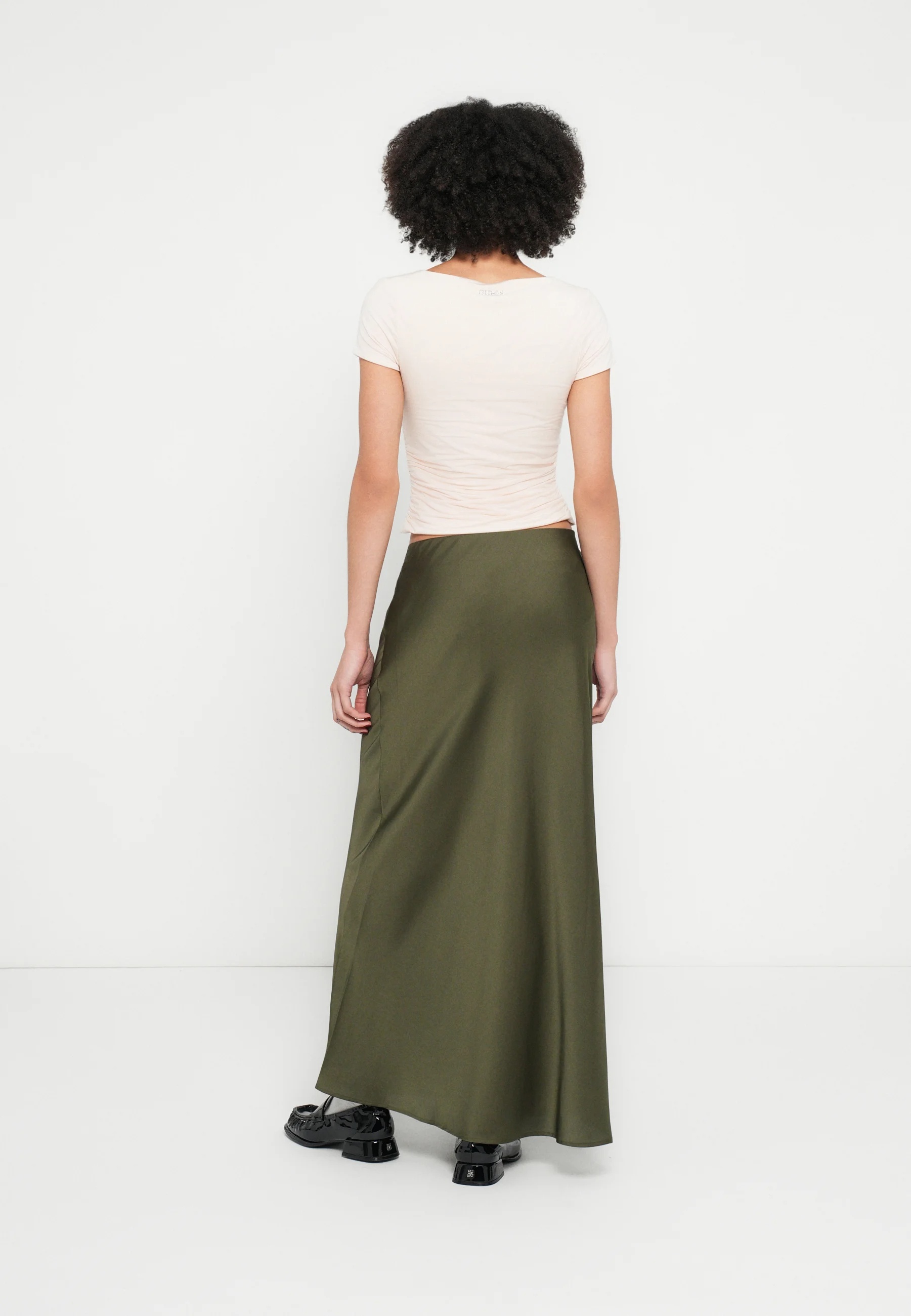 GUESS - Sibilla Long Satin Skirt