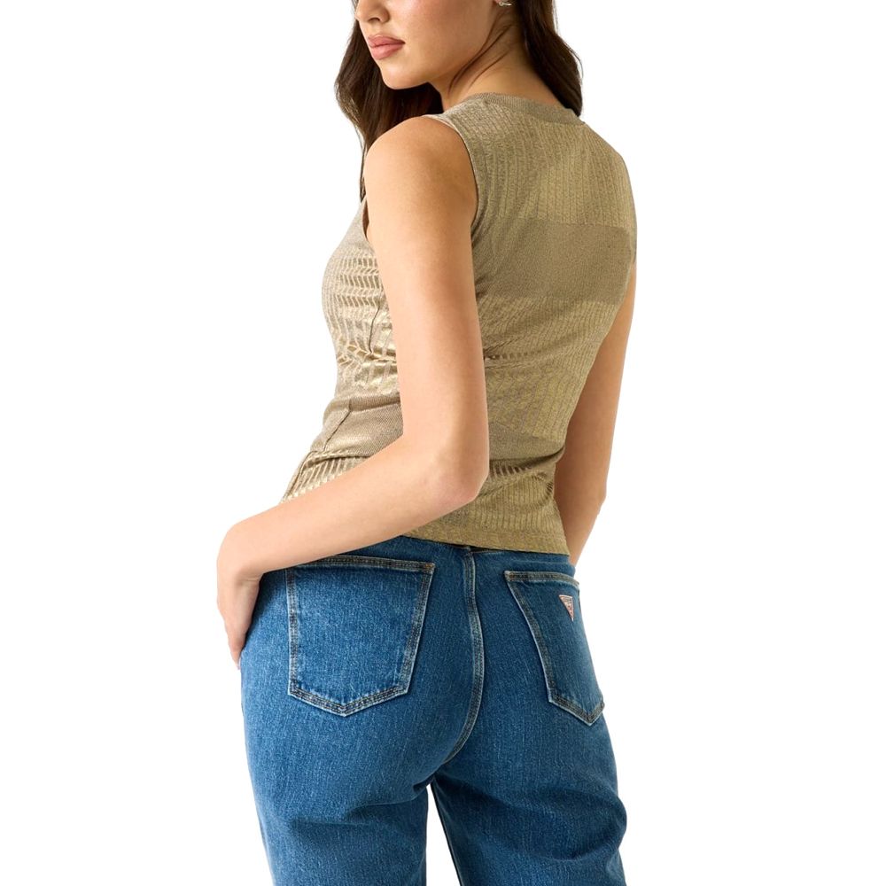 GUESS - Sleeveless V-Neck Marilena Top