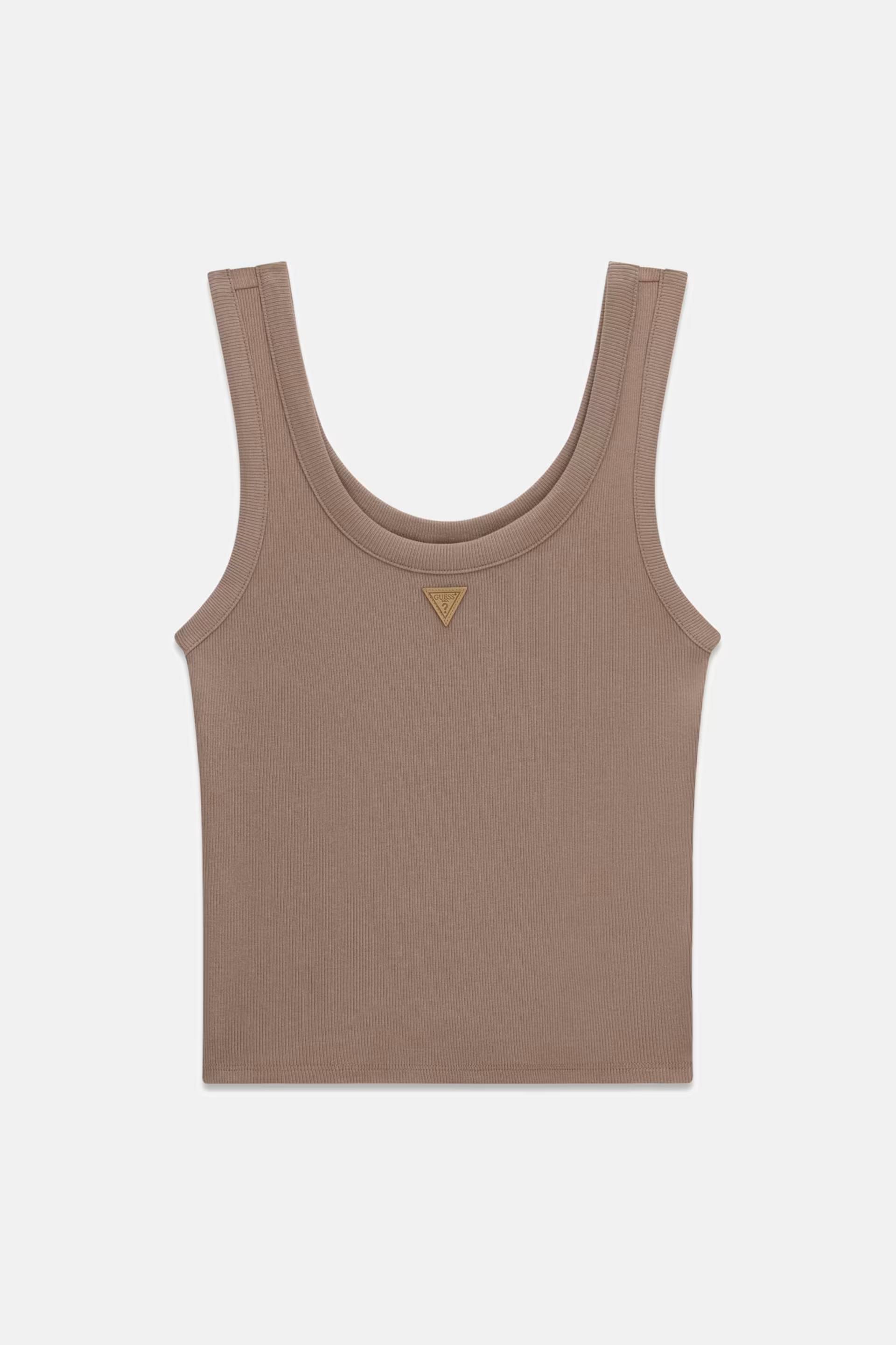 GUESS - Triangle Patch Rib Tank