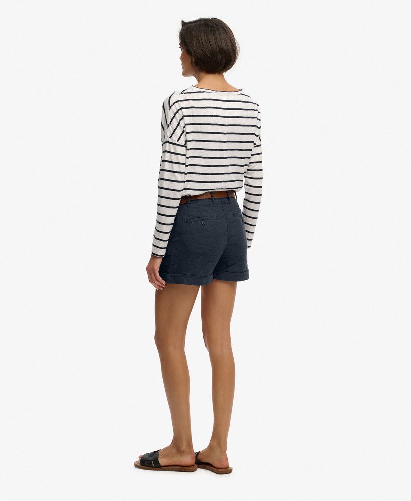 SUPERDRY - D2 Mid Rise Linen Short